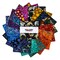 Expressions Batiks 5" Square Pack (Charm Pack / 5" Stacker) in Kinetic Energy by Riley Blake Designs for Riley Blake (5-23424-42)